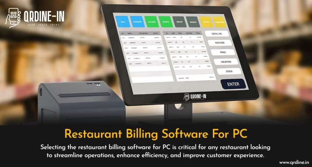 Restaurant Billing Software For PC