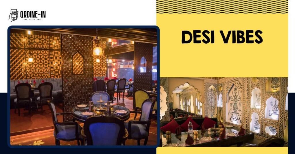 Desi Vibes, Sector 18, Noida. See all 2 Desi Vibes outlets in Delhi NCR. Popular Dishes. Multani Murgh, Brinjal Pickle, Mud Walls, Jalzeera, Paneer Roganjosh, Paneer Makhani Masala, One of the best fine dining north Indian restaurant in Noida. Desi Ambience based on village theme, rustic designed Crockery, service all upto the mark.