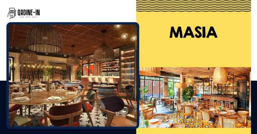 Masia Restaurant, Menu of Masia - Indian. Asian. Cultures, Sector 38, Noida. Popular Dishes. Chicken Vada Pav, Gunpowder Idli, Mango Curry, Crispy Lotus Stem, Sushi, Cocktails. People Say This Place Is Known For.