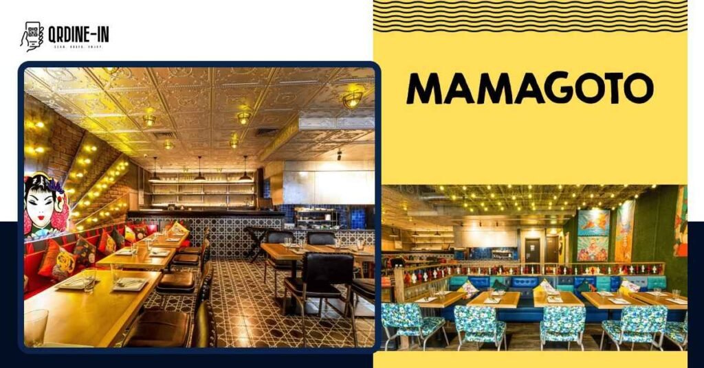 Mamagoto, Sector 18, Noida. Mamagoto · Asian · Japanese · Seafood · Rolls · Salad · Desserts · Beverages · Chinese · DLF Mall of India, Sector 18, Noida Open now12: